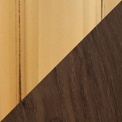 Canary Dining Table, Gold/Walnut