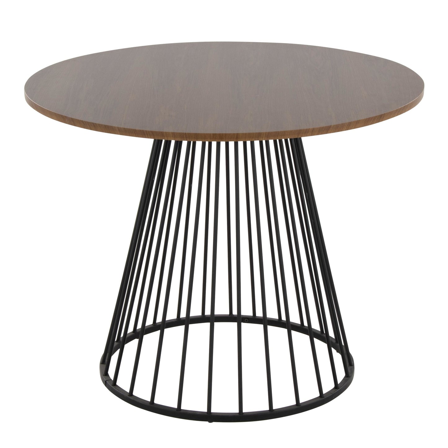 Canary Dining Table, Black/Walnut
