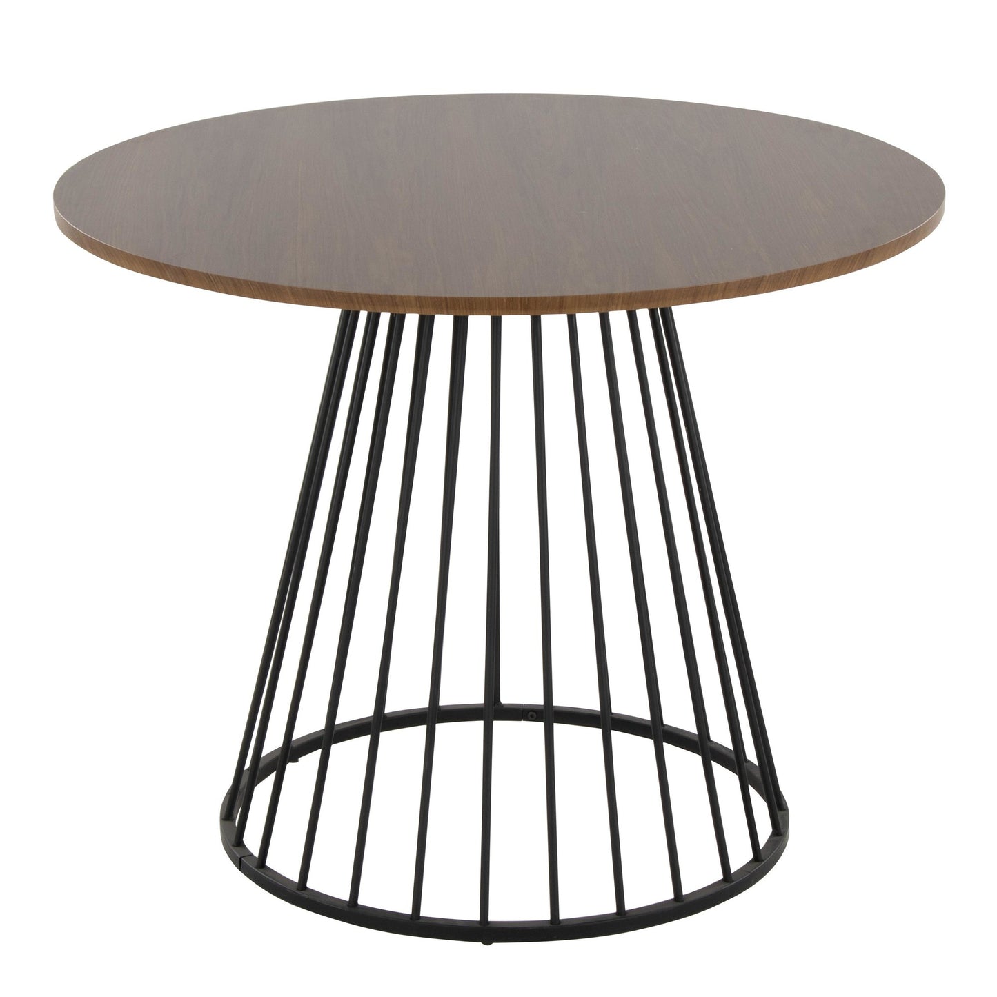 Canary Dining Table, Black/Walnut