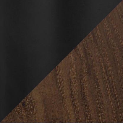 Canary Dining Table, Black/Walnut