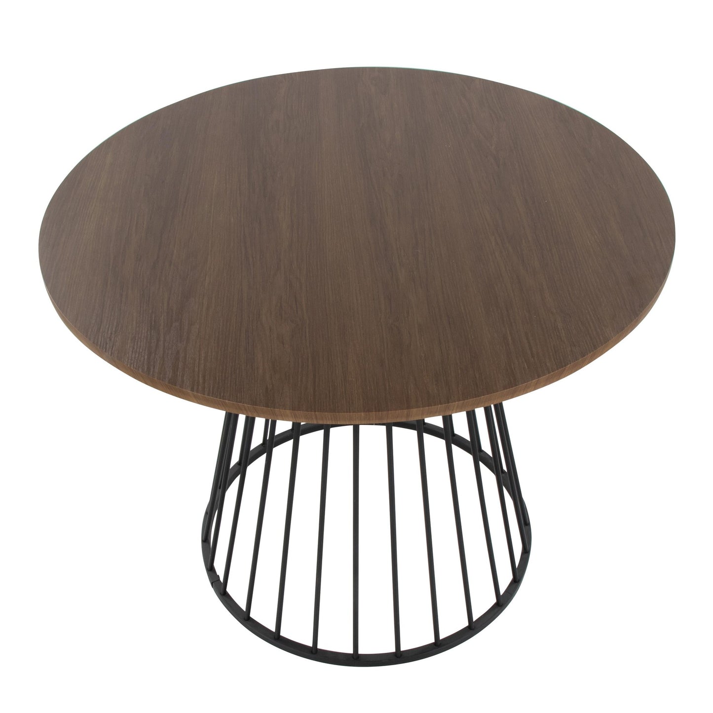 Canary Dining Table, Black/Walnut