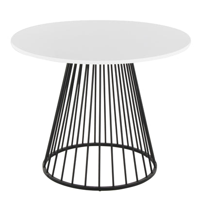 Canary Dining Table, Black/White