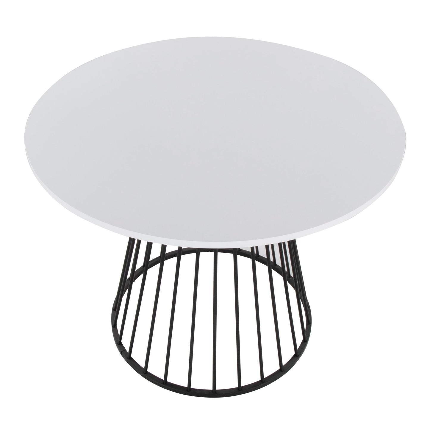 Canary Dining Table, Black/White