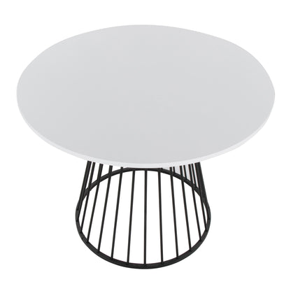 Canary Dining Table, Black/White