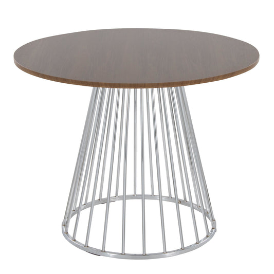 Canary Dining Table, Silver Walnut