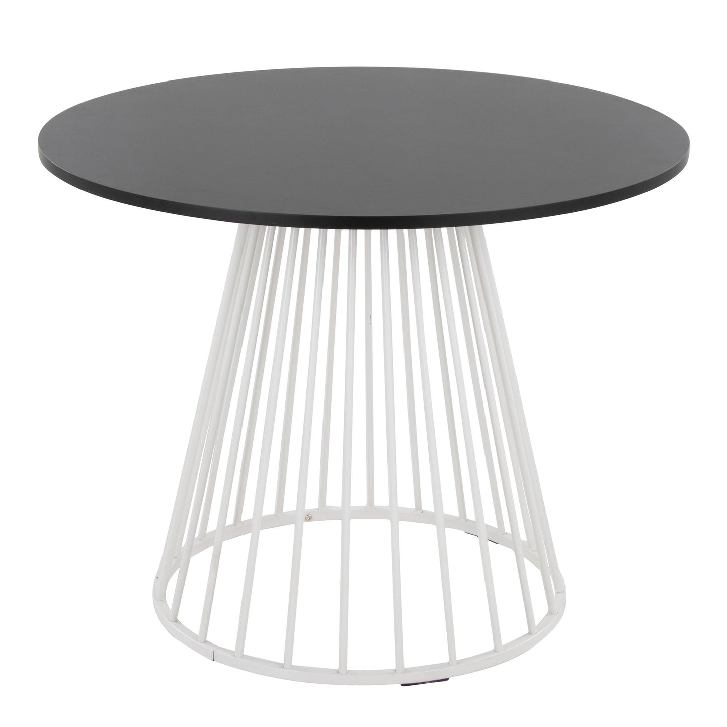 Canary Dining Table, White/Black