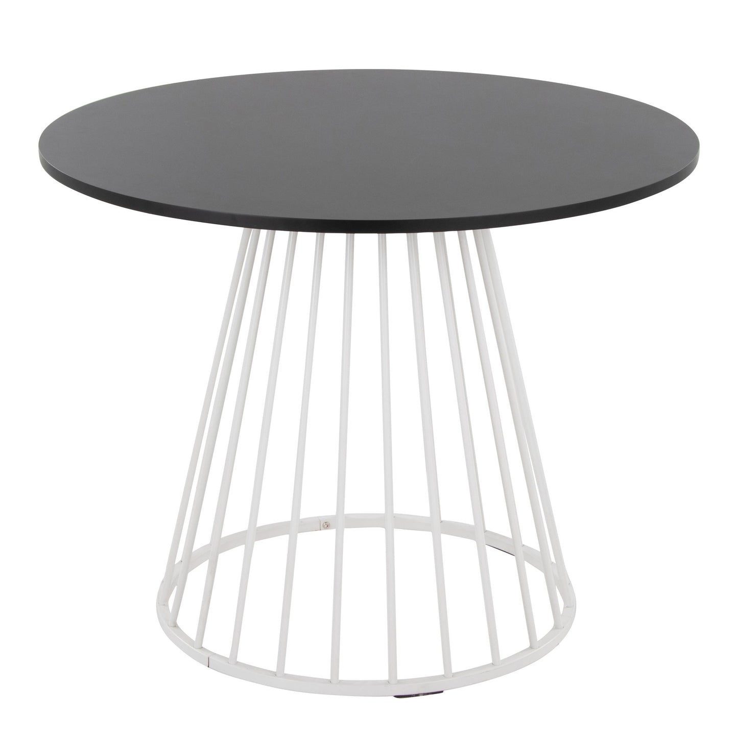 Canary Dining Table, White/Black