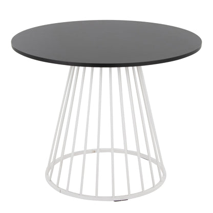 Canary Dining Table, White/Black