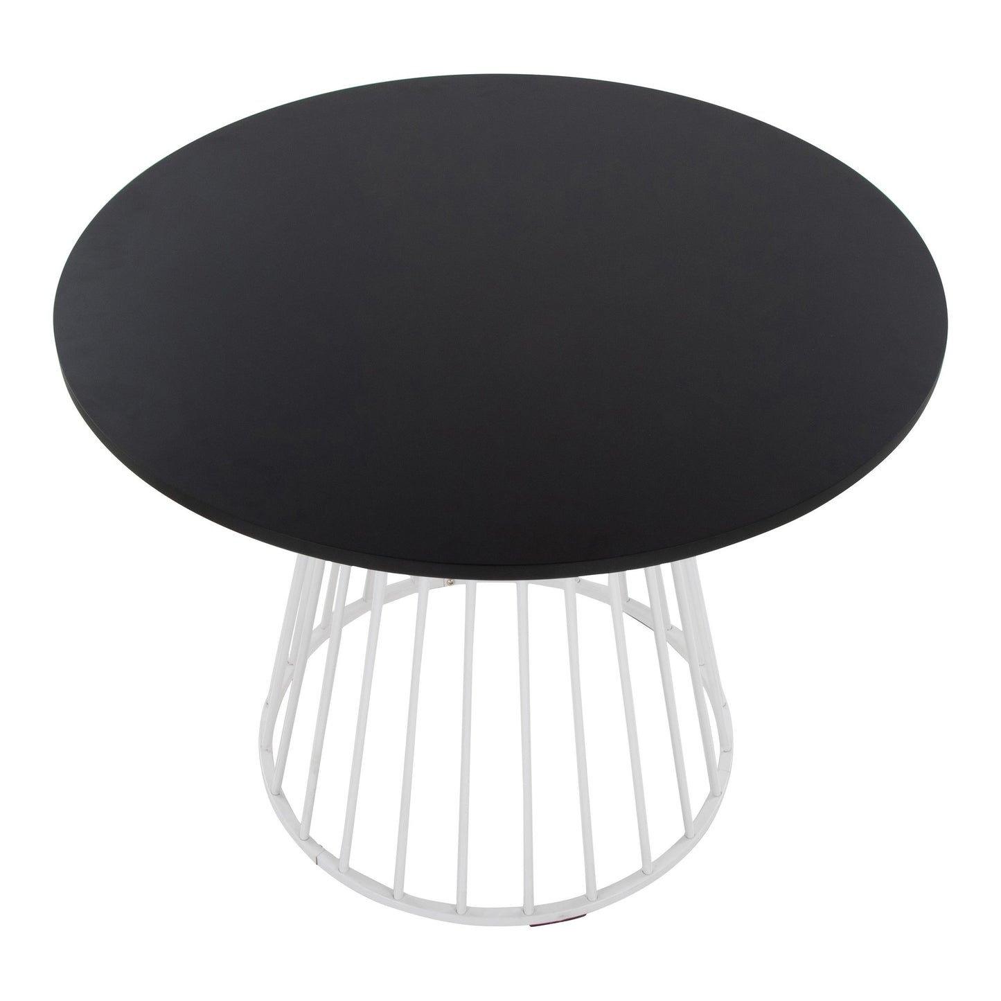 Canary Dining Table, White/Black