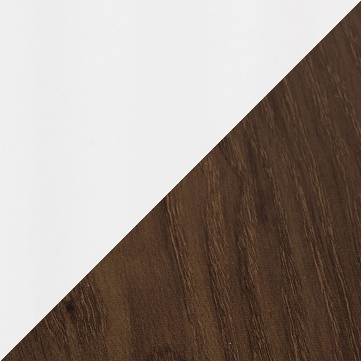Canary Dining Table, White/Walnut