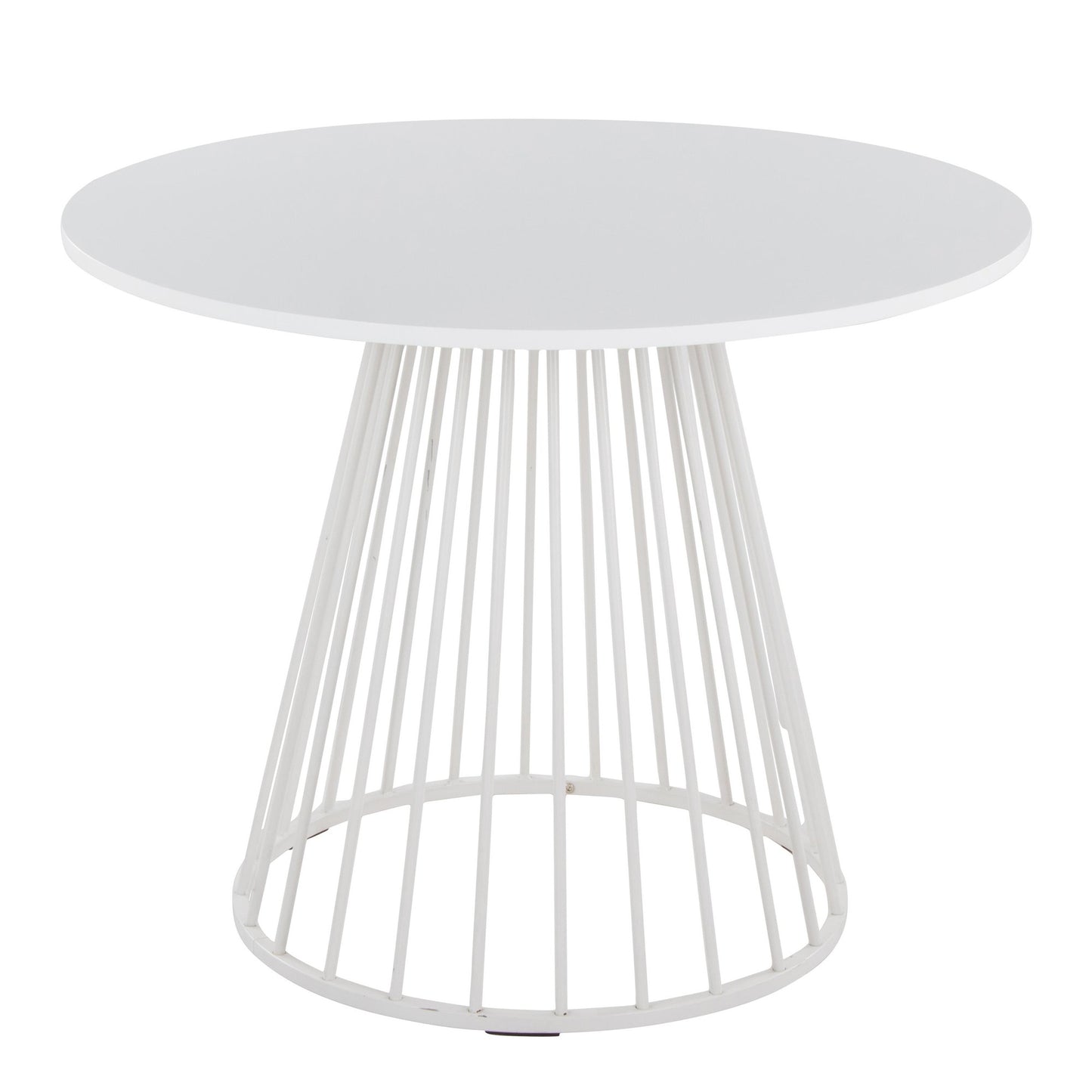 Canary Dining Table, White/White