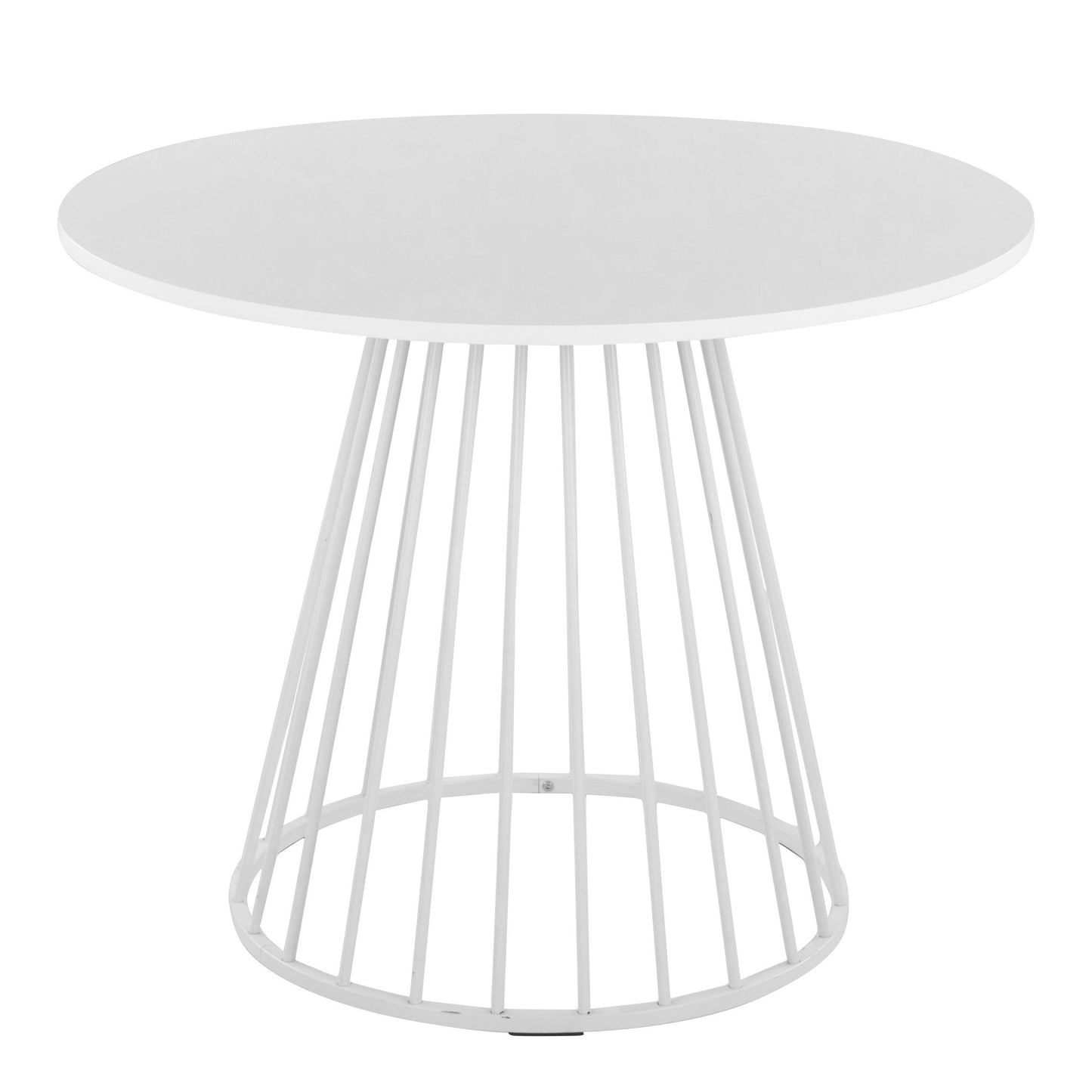 Canary Dining Table, White/White