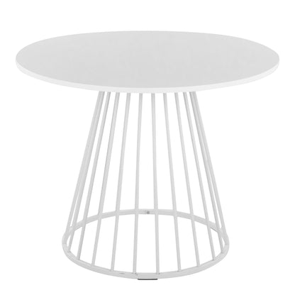 Canary Dining Table, White/White
