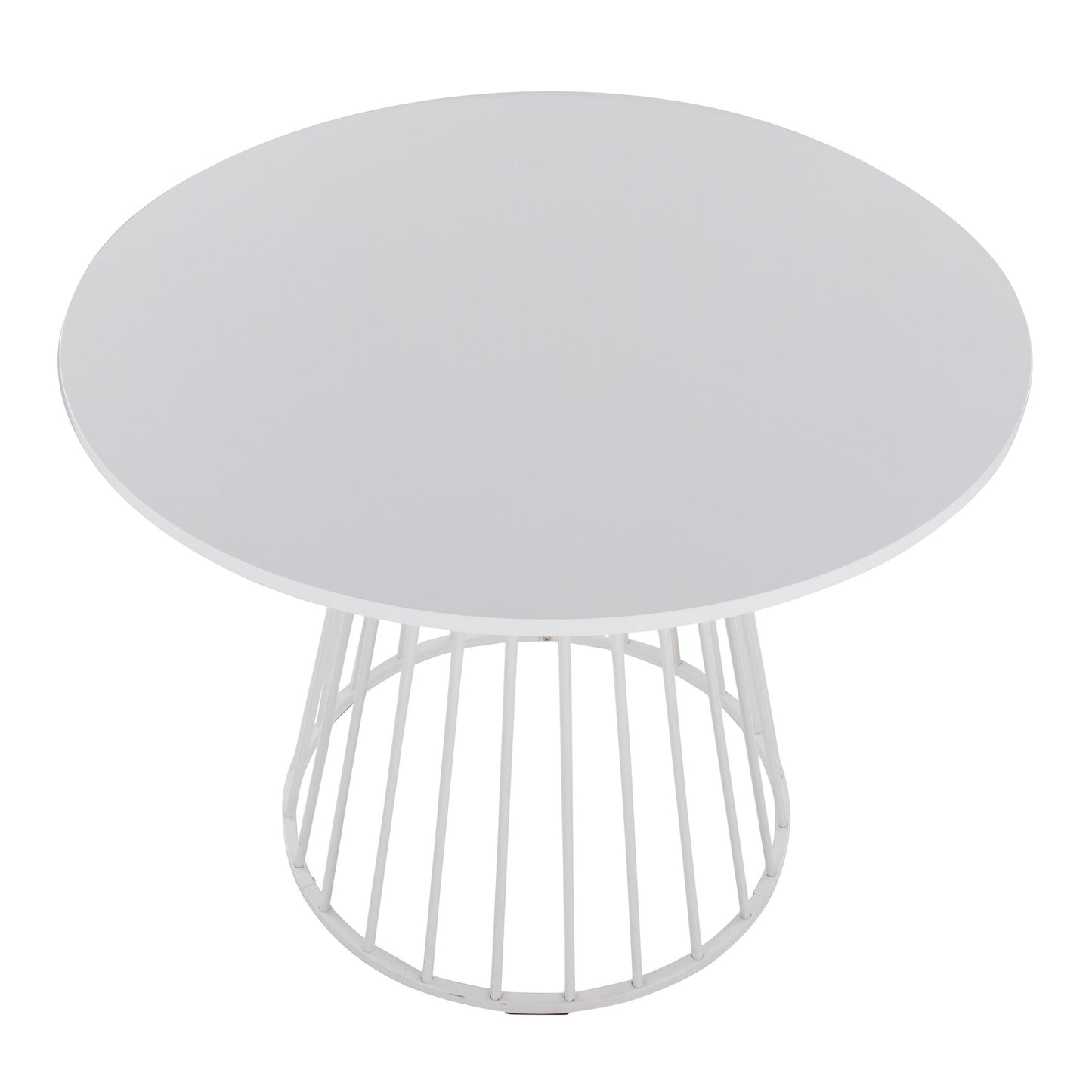Canary Dining Table, White/White