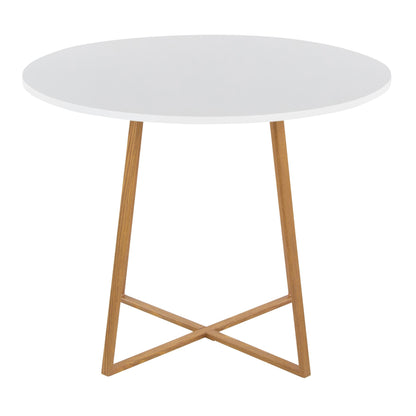 Cosmo Dining Table, Natural/White