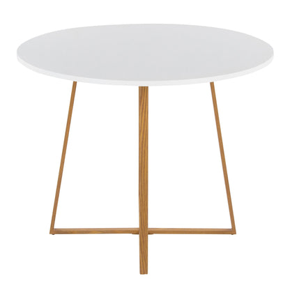 Cosmo Dining Table, Natural/White