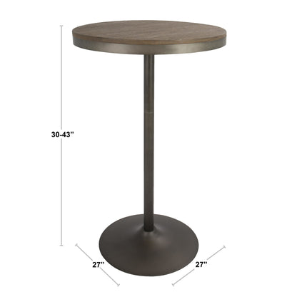 Dakota Bar Table, Antique