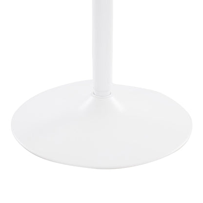 Dakota Dining Table, White/White
