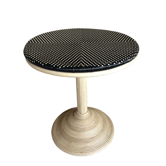 French Bistro Table - Black/Beige