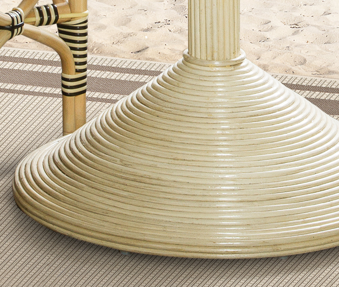 French Bistro Table - Black/Beige