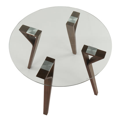 Folia Round Dinette, Glass