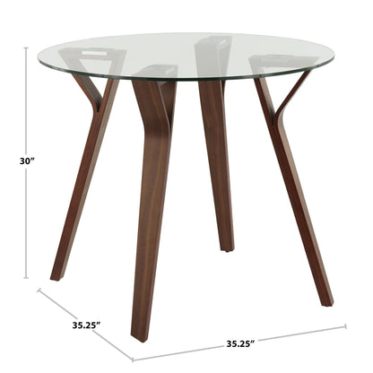 Folia Round Dinette, Glass