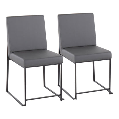 High Back Fuji Dining Chair - Set of 2