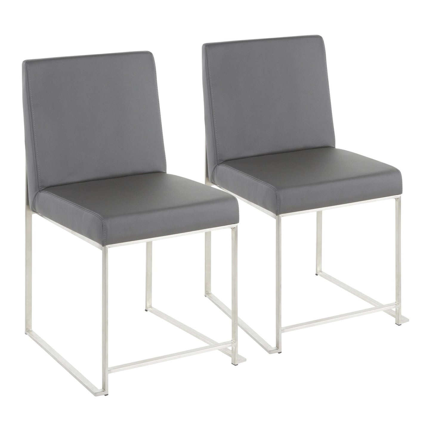 High Back Fuji Dining Chair - Set of 2