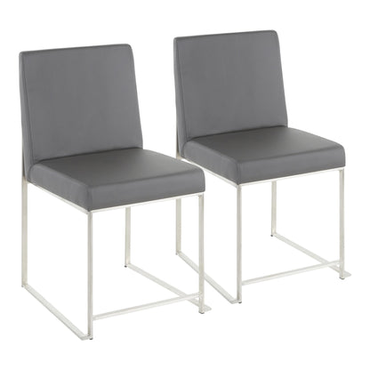 High Back Fuji Dining Chair - Set of 2