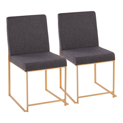 High Back Fuji Dining Chair - Set of 2