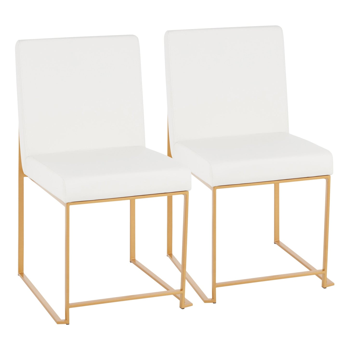 High Back Fuji Dining Chair - Set of 2