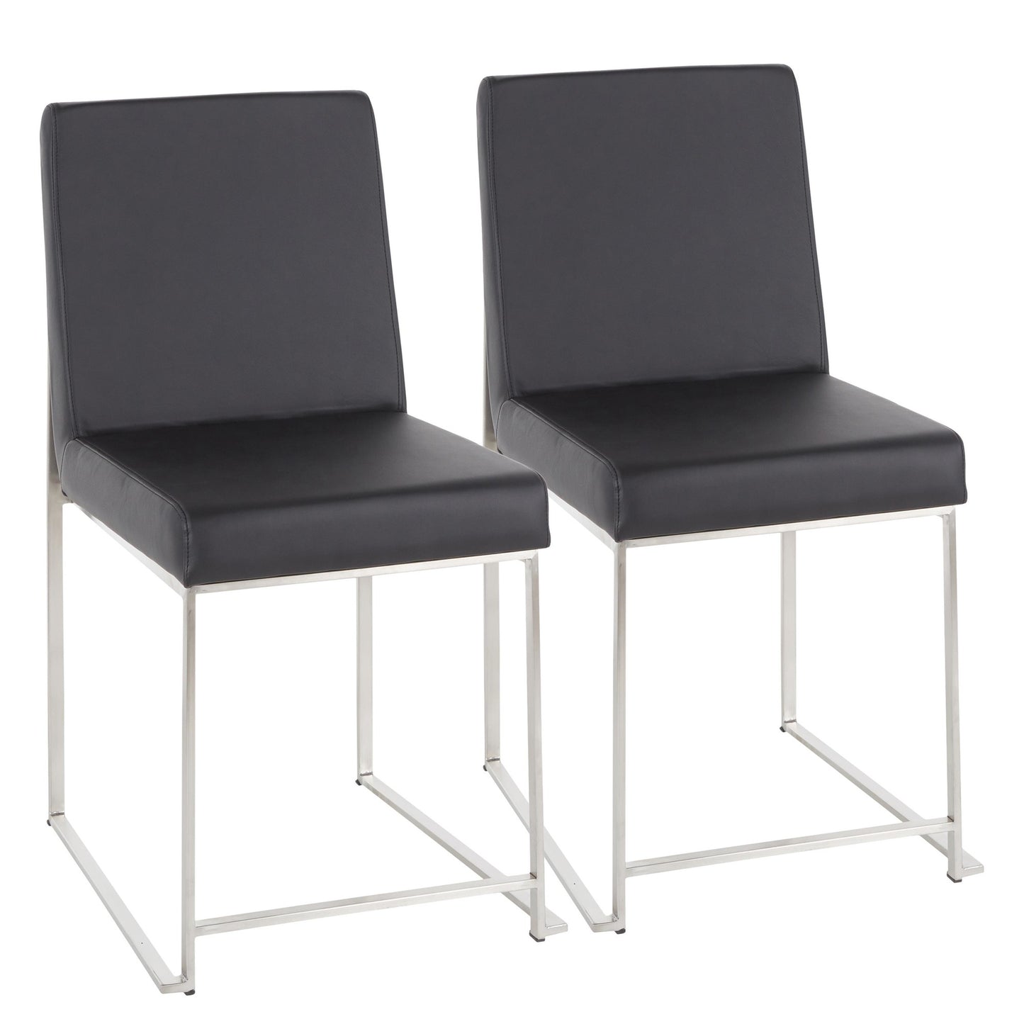 High Back Fuji Dining Chair - Set of 2