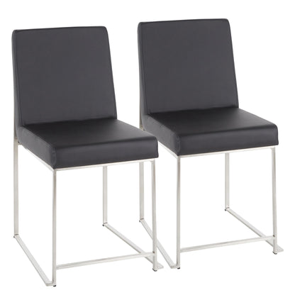 High Back Fuji Dining Chair - Set of 2