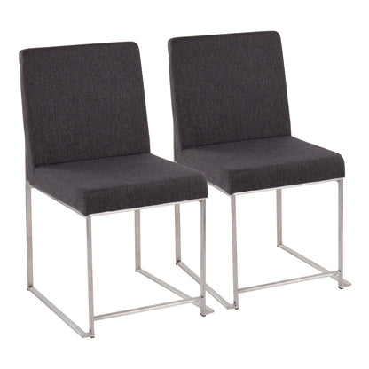 High Back Fuji Dining Chair - Set of 2