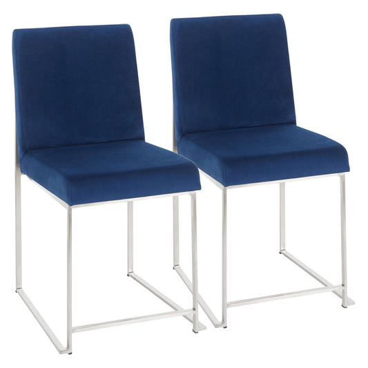 High Back Fuji Dining Chair - Set of 2