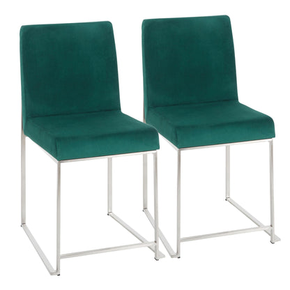 High Back Fuji Dining Chair - Set of 2