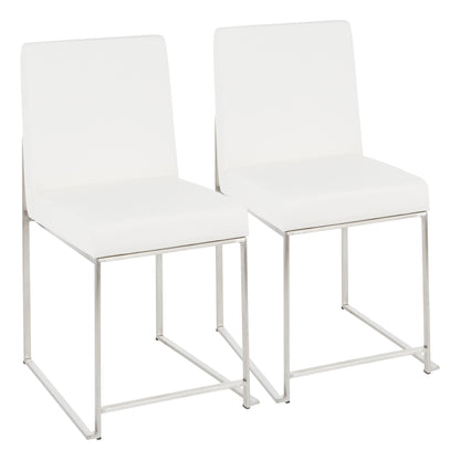 High Back Fuji Dining Chair - Set of 2