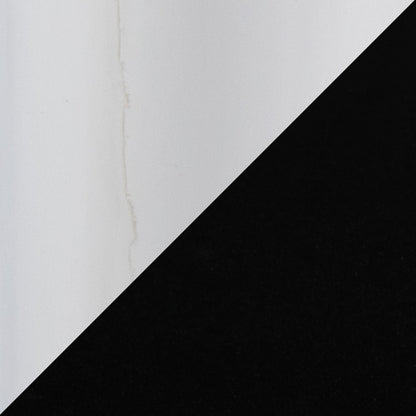 Marcel Counter Table, Chrome/Black