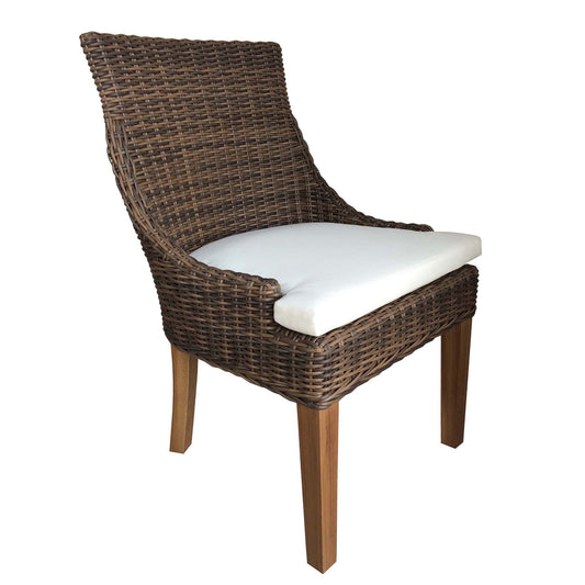 Outdoor Alfresco Dining Chair - Crocodile Rattan