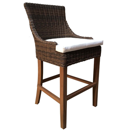Outdoor Alfresco Barstool - Crocodile Rattan