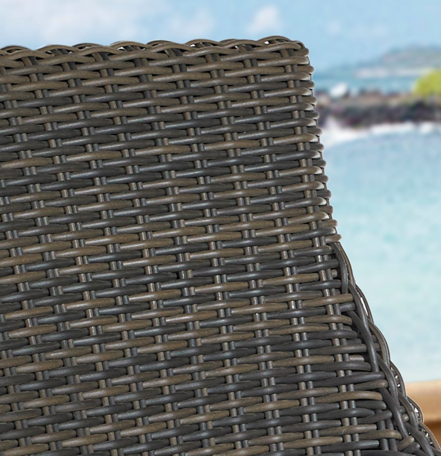 Outdoor Alfresco Counter Stool - Crocodile Rattan