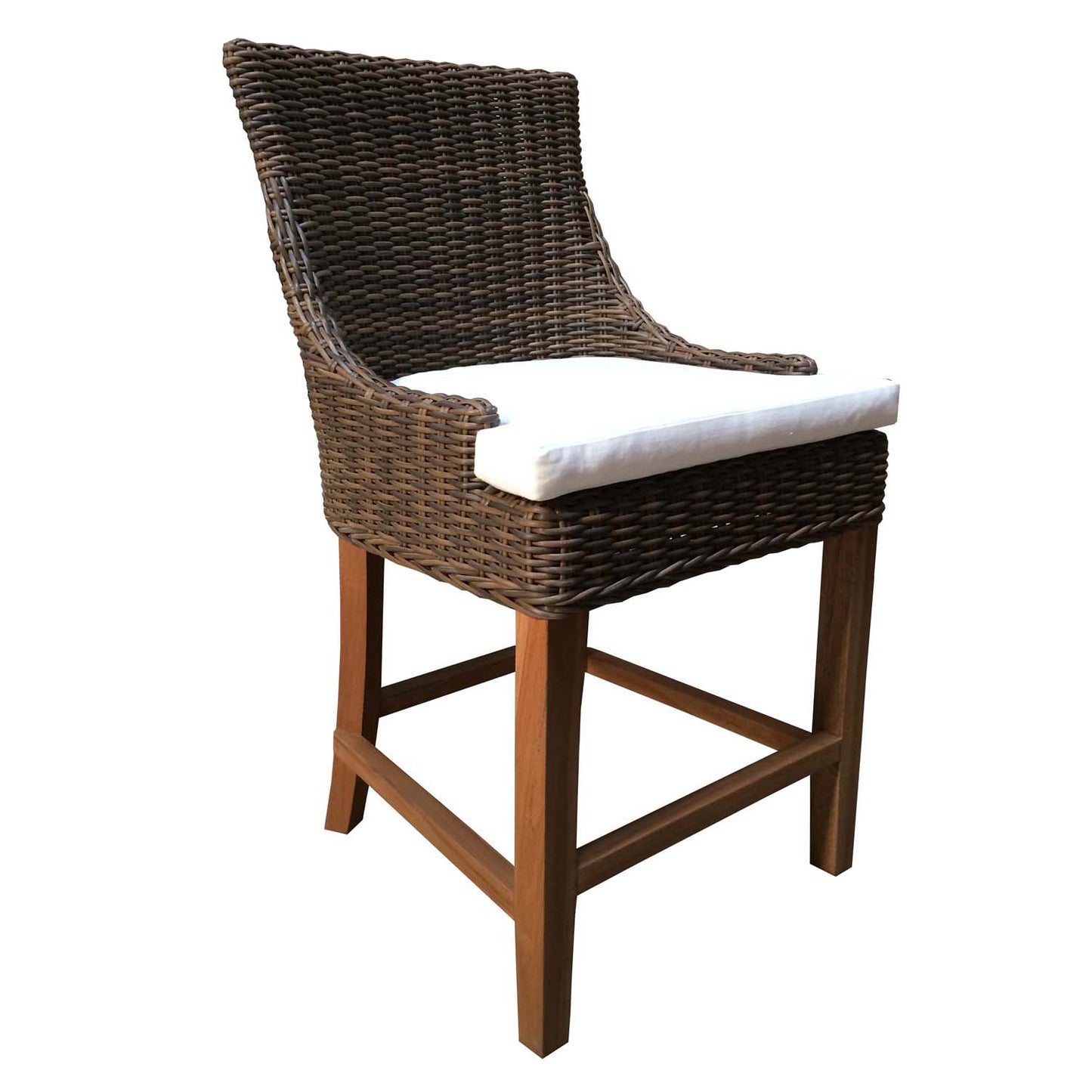 Outdoor Alfresco Counter Stool - Crocodile Rattan