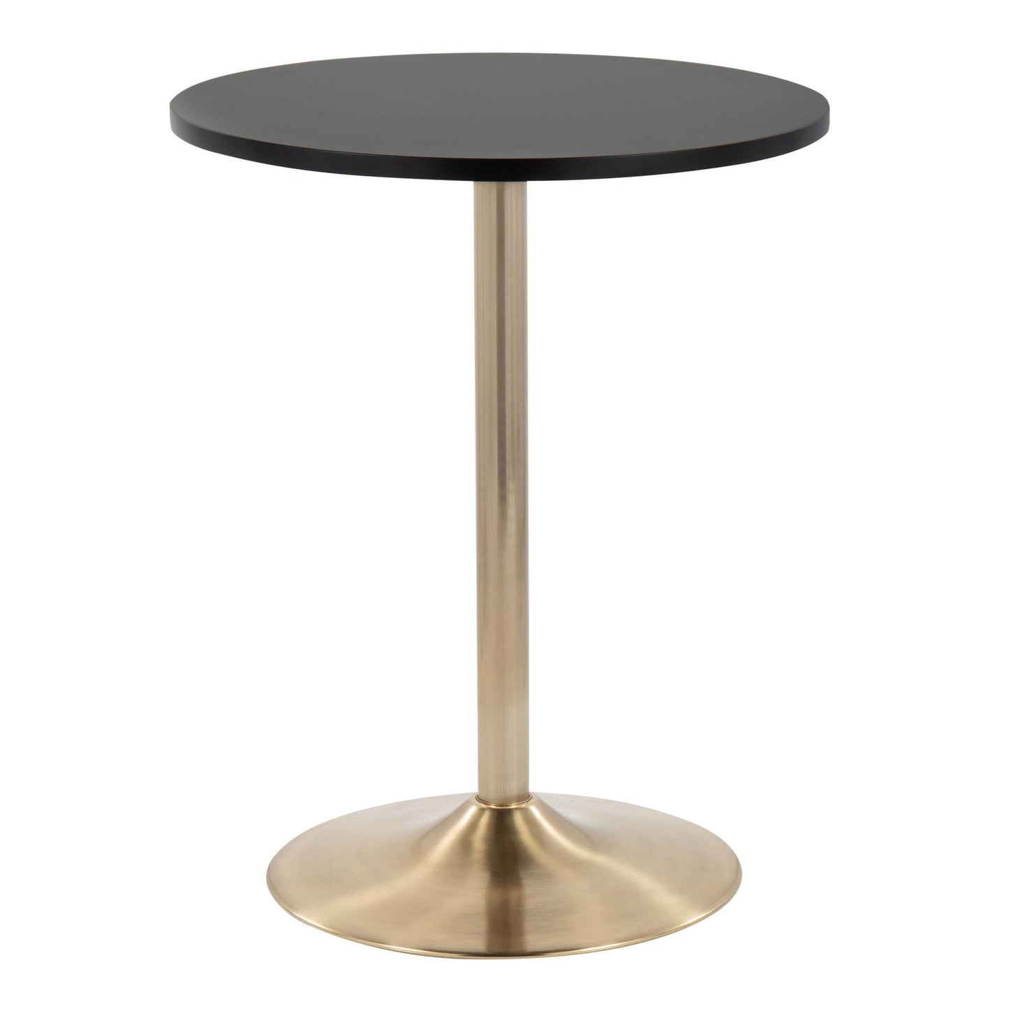 Pebble Dining or Bar Table, Gold/Black
