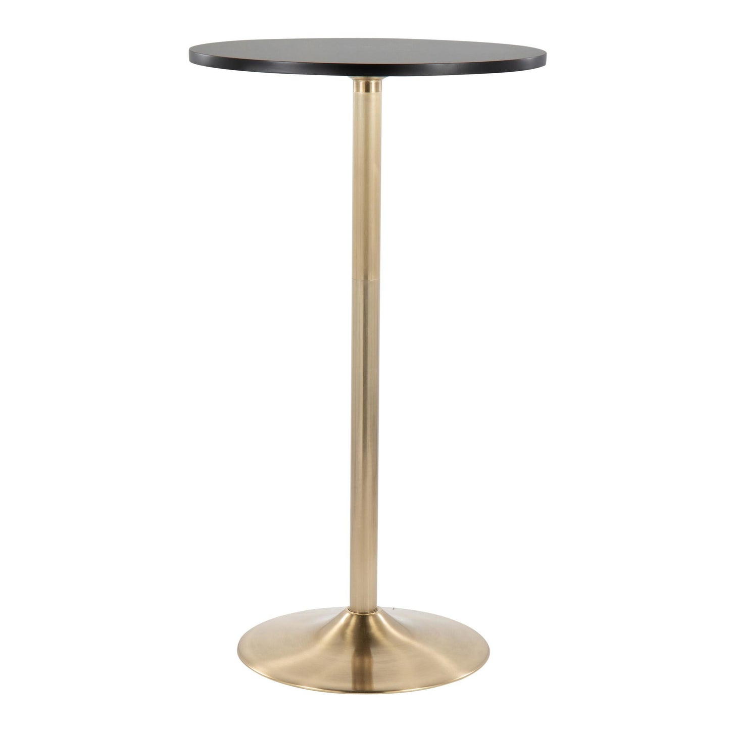 Pebble Dining or Bar Table, Gold/Black
