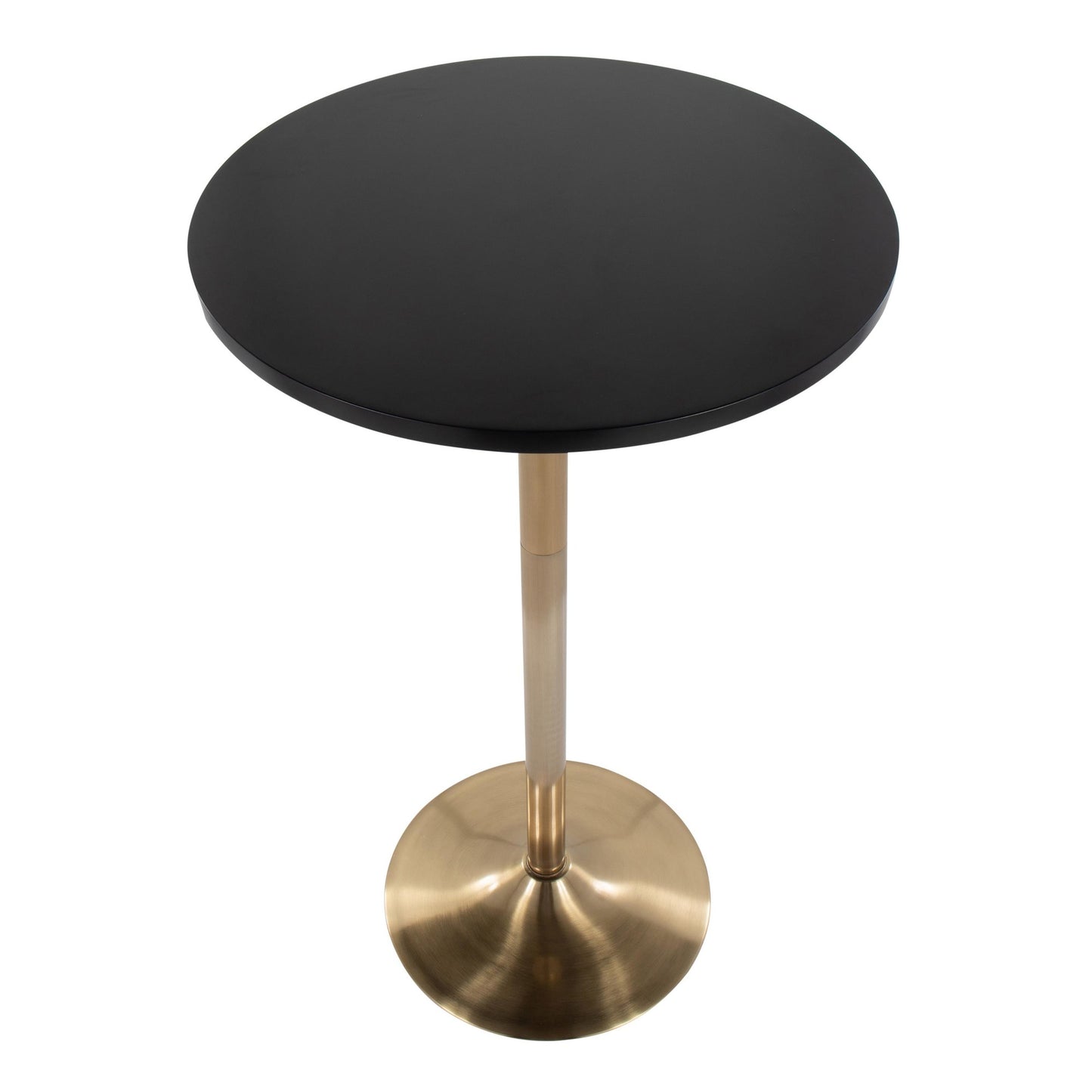 Pebble Dining or Bar Table, Gold/Black