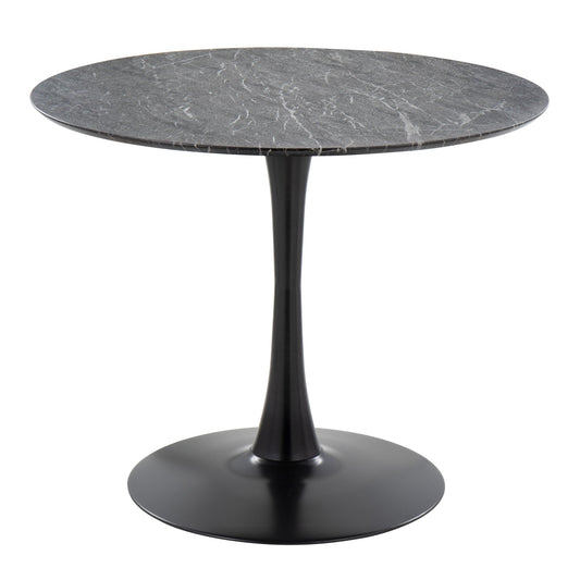 Pebble Mod Table, Black/Black