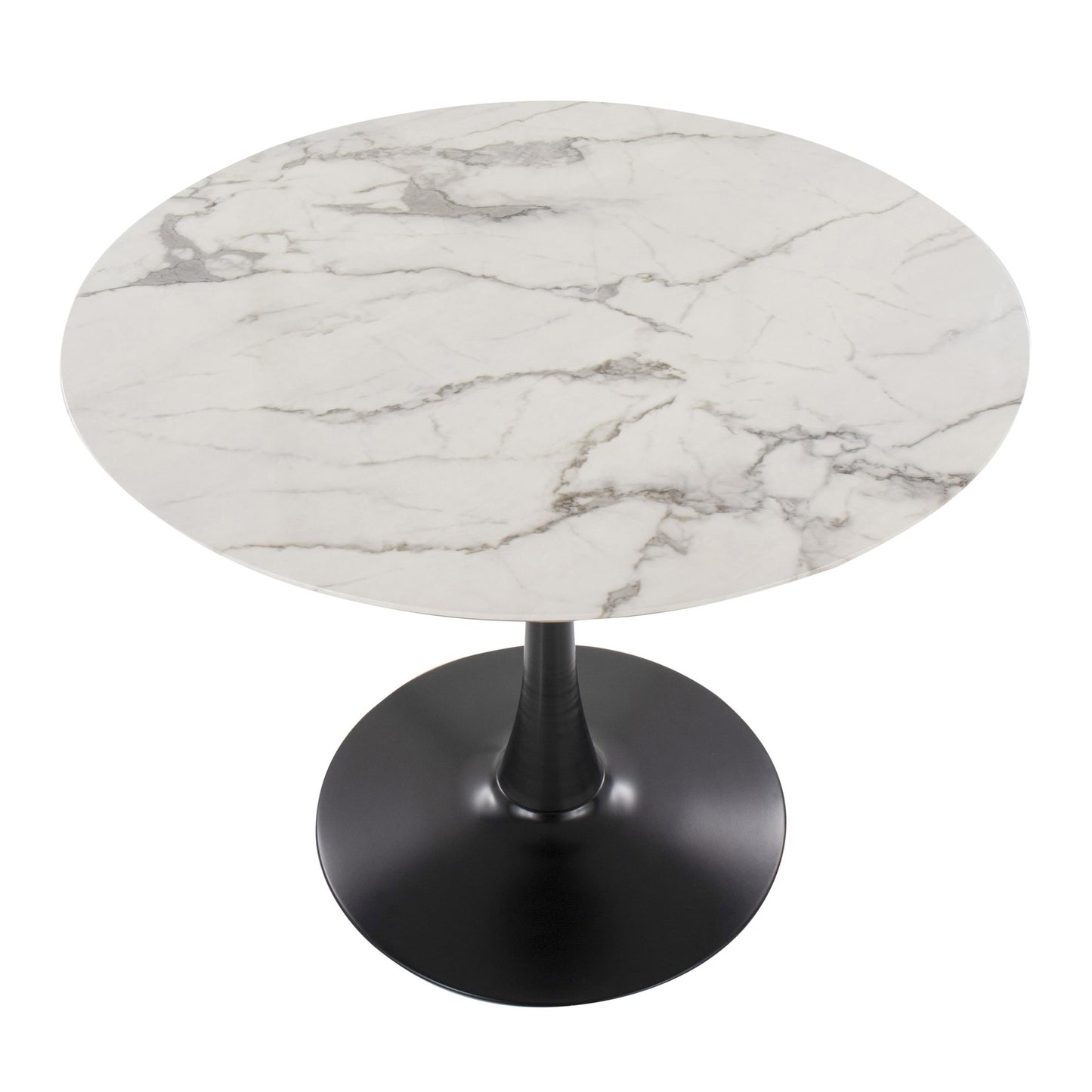 Pebble Mod Table, Black/White