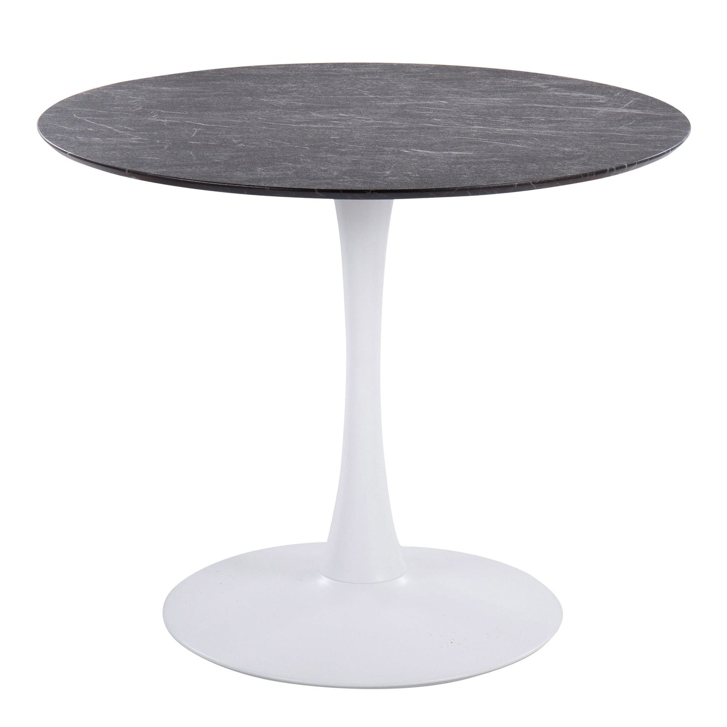 Pebble Mod Table, White/Black