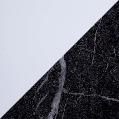 Pebble Mod Table, White/Black