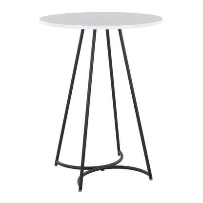 Cece Counter Table, Black/White